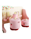 Wooden Pink Kitchen